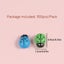 NEW 100pcs/Bag Mixed Colorful Wooden Ladybugs Flatback Ornaments Carousel 3