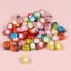 NEW 100pcs/Bag Mixed Colorful Wooden Ladybugs Flatback Ornaments Carousel 5