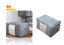 PTN 80L Clothes Storage Box Bags Quilt Blanket Zipper Organizer Home Wardrobe Carousel 1