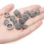 15PCS Cigarette Tobacco Smoking Pipe Metal Filter Screen Steel Mesh Concave Bowl Carousel 11