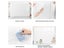 1000x60cm Static Cling Whiteboard Sticker Peel and Stick Memo Doodle Sticker Carousel 7