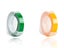 2 Rolls 9mm Embossing Label Tape for Manual Embossing Labe Maker Green Yellow Carousel 1