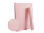 3 Rolls Pink Self-Adhesive Solid Color Wallpaper Wall Sticker Home Decor Carousel 2