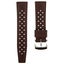 Calypso Style FKM Rubber Watch Strap - Quick-Release - Dark Brown (2422) Carousel 1