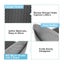 Cat Litter Mat Honeycomb Double -Layer Waterproof Design Easy to Clean -Gray Carousel 5