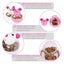 Small Cat Mice Tumbler Shaped Pet Treat Ball -Pink Carousel 5