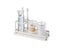 Toothbrush Holder 4 Slots Metal Organizer with Drainage White Carousel 1