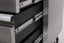 7 pieces garage storage system with stainless steel mobile tool chest workbench Carousel 5