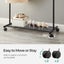 Single Rail Garment Rack - Black Carousel 7