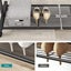 Single Rail Garment Rack - Black Carousel 8