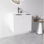 600MM White Wall Hung Plywood Vanity with Ceramic Basin Carousel 3
