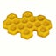 Chocolate Honeycomb Edible Decorations x5 Carousel 1