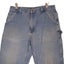 Carhartt Light Blue Carpenter Patchwork Relaxed Fit Denim Jeans Pants 35 x 32 Carousel 9