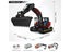 RC Excavator Building Block Set Truck Construction Vehicles Model with Motor Carousel 2