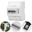 20-80A Digital Single Phase Electronic Energy KWh Meter Din-Rail Energy Meter Carousel 9