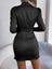 V Neck Satin Bodycon Dress For Women Carousel 6