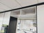 Modern light grey melamine and dark wood-look kitchen flat pack – Showroom Carousel 6