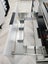 Modern light grey melamine and dark wood-look kitchen flat pack – Showroom Carousel 11