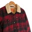 Levis Buffalo Check Plaid Sherpa Lined Trucker Jacket Large Carousel 4