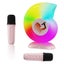 Mini Karaoke Machine for Kids,Portable Bluetooth Speaker with 2 Wireless Microph Carousel 1
