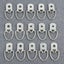 50pcs D-Ring Painting Picture Frame Wall Mirror Hanger Hanging Hooks + Screws Carousel 4