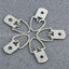50pcs D-Ring Painting Picture Frame Wall Mirror Hanger Hanging Hooks + Screws Carousel 6