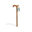 Scorched Beech Cane - Handcrafted Natural Wood Walking Stick Carousel 3