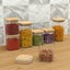 Square Glass Storage Jars New Carousel 6
