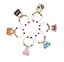 Wine Charms Set of 6 - Handbags Carousel 2