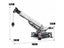 Mobile Crane Truck Building Blocks Kits Construction Vehicles Model for Adults Carousel 6