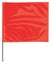 Grainger Approved Marking Flag, 15", Red, PVC, PK100 3LVF7 Carousel 1