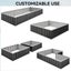 Planter box New Model with 4 layout options Grey 30cm Height Carousel 3