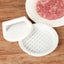 1 Set Round Shape Hamburger Press Food-Grade Plastic Hamburger Meat Carousel 4
