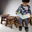 Kids Wooden Stool Cat MANGO TREES Children Chair Toldder Step Stool Carousel 4