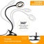 USB LED Flexible Lamp Dimming Reading Study Clip Eye Protection Table Lamp Carousel 6