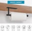 Under Cabinet Paper Towel Holders Vertical Or Horizontal Mount Self Adhesive Carousel 2
