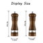 Wood Salt And Pepper Grinder Mill Set Classic Manual Salt Grinder Can Be Filled Carousel 2