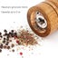 Wood Salt And Pepper Grinder Mill Set Classic Manual Salt Grinder Can Be Filled Carousel 5