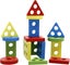 Wooden Educational Toys Shape Color Sorting Stacking Blocks Carousel 2
