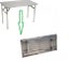 Foldable Stainless Steel Bench 1800 x 600 x 900 304 Food Grade Carousel 7