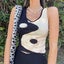 Womens Se x y Y2k E girls 90s Sleeveless Face Portrait Print Crop Top Tie Dye V Carousel 4