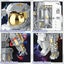 Spaceman Building Set- White n Gold- 900 bricks -Lego fans-Collectible Build Carousel 5