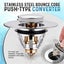 Universal Edition Stainless Steel Bullet Core Push Type No Overflow Pop Up Sink Carousel 2