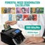 Auto Money Counting Machine Bill Counter Australia Notes with UV MG IR Detector Carousel 4