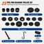 23 PCs Front Wheel Drive Bearing Removal Adapter Puller Pulley Tool Kit W/Case Carousel 3