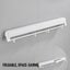 Drying Rack Wall Mounted Clothes Airer Rail Indoor Outdoor Folding Dryer-White Carousel 5