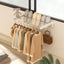 Drying Rack Wall Mounted Clothes Airer Rail Indoor Outdoor Folding Dryer-White Carousel 6