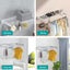 Drying Rack Wall Mounted Clothes Airer Rail Indoor Outdoor Folding Dryer-White Carousel 10