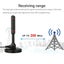 Portable TV Antenna Indoor Outdoor Digital HD Freeview Aerial Ariel 200Mile Carousel 12