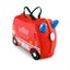 Trunki Ride on Kids Suitcase Luggage Toy Box | Frank Fire Engine Carousel 1